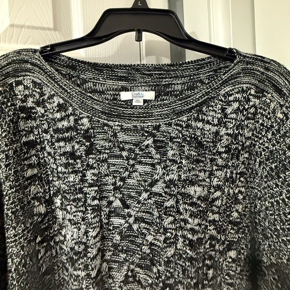 Croft and Barrow Black and White Sweater Size XXL. Excellent Used Condition - Picture 4 of 4